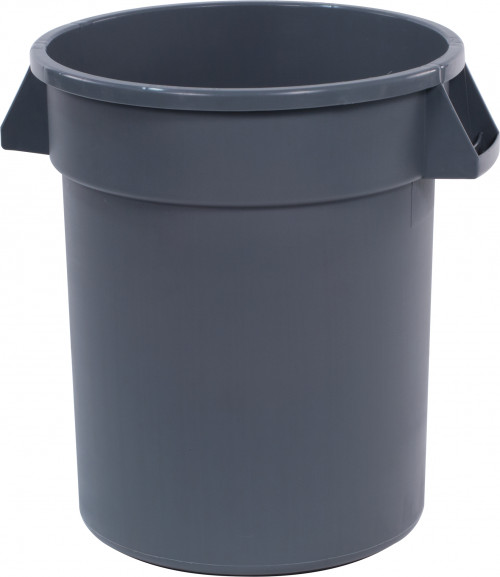 Bronco 75Ltr Round Bin Grey