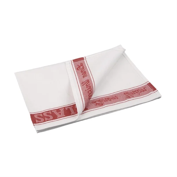 Vogue Glass Cloth Red